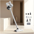 Lightweight and Versatile Wet Dry Vacuum Cleaner Cordless 5 in 1 18Kpa 8000mah Battery Light Vacuum Cleaner for Home Self-Standing Cordless Vacuum Mop for Carpet Hard Floor Pet HairWhite