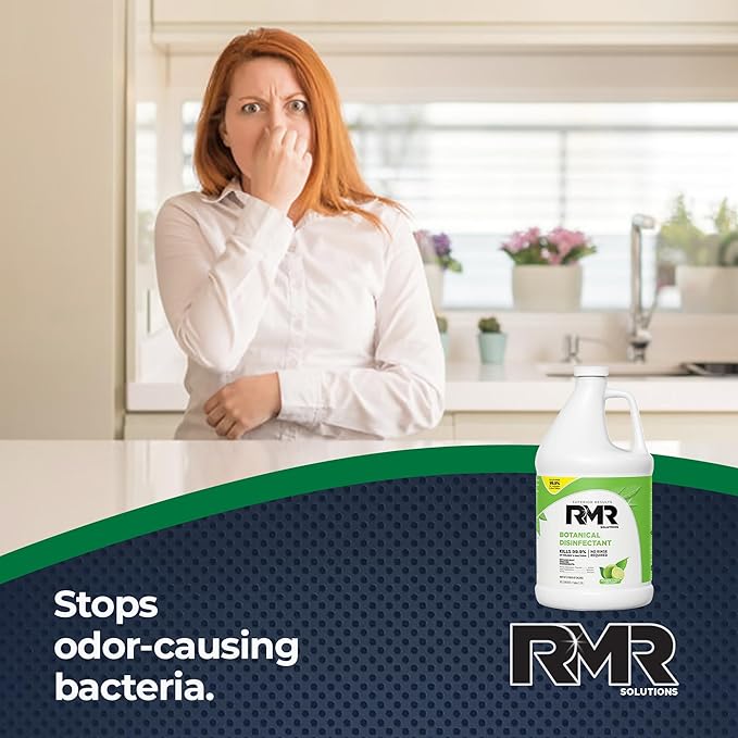 RMR Brands Botanical Disinfectant and Cleaner Kills 99% of Household Bacteria and Viruses EPA Registered Gallon 4 Pack