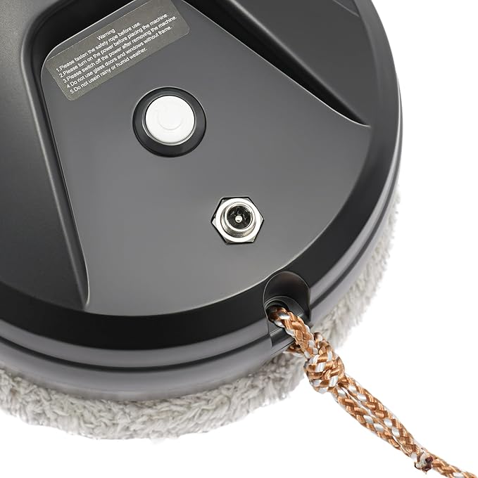 Window Cleaning Machine Intelligent Electric Window Cleaner Window Cleaning Robot Intelligent Water Spray Wet Wipe 2800pa Suction Power Ups Power Failure Protection Safety Rope Remote Control