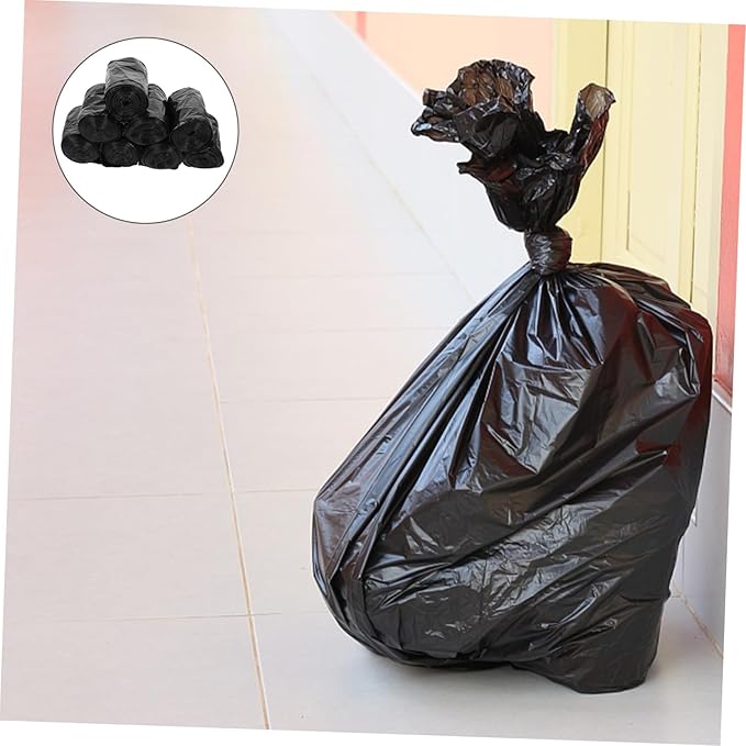 200Pcs Thickened Biodegradable PE Trash Bags for Bathroom Toilets Disposable Portable Garbage Liners with Rubbish Pouches for Home and Travel