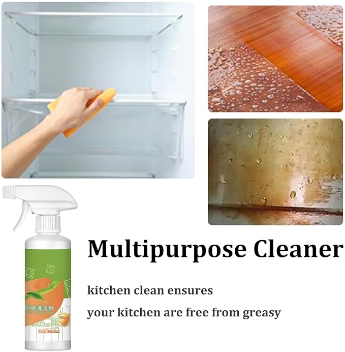 Electrolyzed Ion Kitchen Cleaner Spray Cleanse Kitchen Appliance Cleaner Multi Purpose Cleaner for Hold Oven Stove Range Hood Easy Cleaning Household Item (3 pcs)