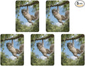 5PCS Car Air Freshener Hanging Personalized Double Sided Squirrel Swinging Car Fresheners Long Lasting New Cars Scents Cute Automotive Freshies for Closets Drawers (tea)