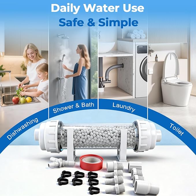 Condensate Neutralizer Kit Compatible with Rinnai 804000074 High-Efficiency Boilers and Tankless Heaters Acidic Condensate Neutralizer