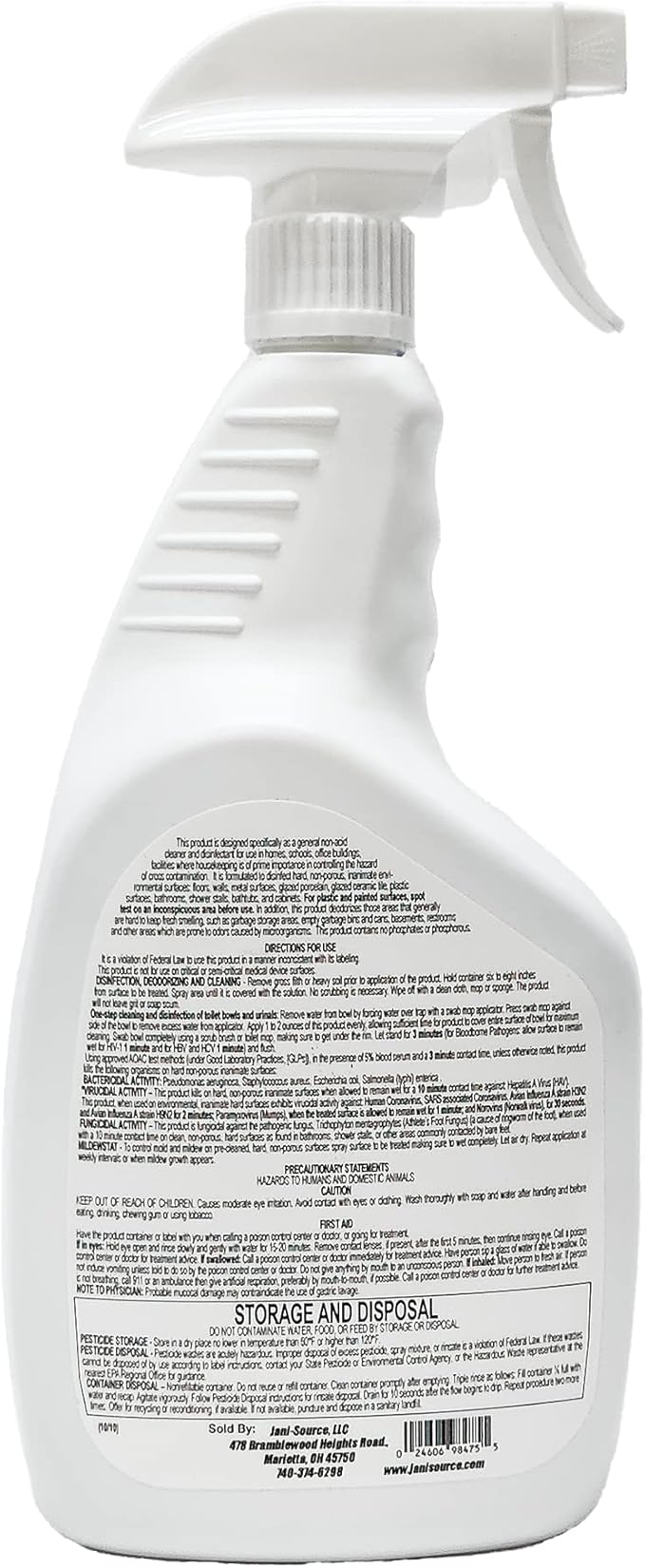 ParvoScrub Veterinary &amp Kennel Disinfectant Cleaner &amp Deodorizer Bundle (1 Concentrated Gallon and 2-32 Ounce Bottles)
