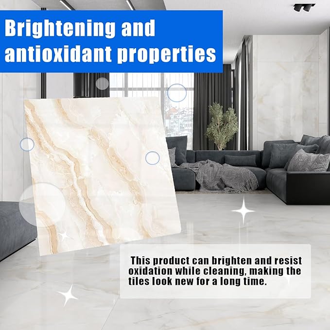 Ceramic Stone Crystal Coating Agent &amp Stain Remover - Kitchen Marble Tile Cleaner For Stain Removal Scratch Repair Brightening &amp Antioxidation(3PCS)
