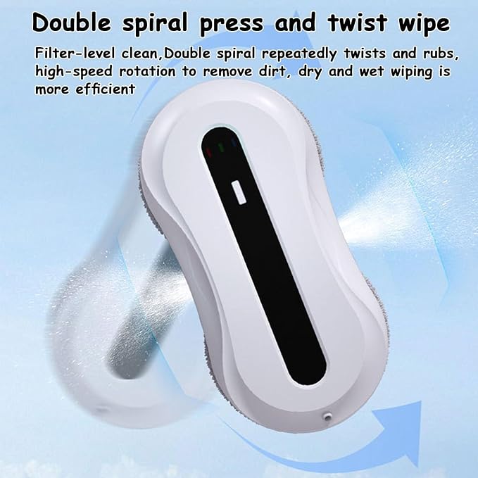 Smart Window Cleaning Robot 5600Pa Strong Suction Multiple Safety Systems for High-Rise Indoor/Outdoor Glass Cleaning
