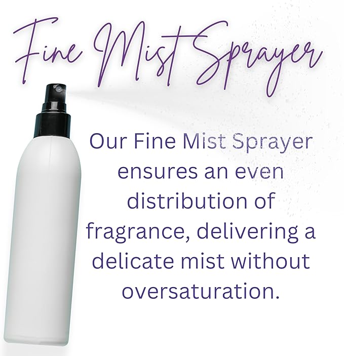 Lavender Essential Oil Linen Spray 16 ounces - Eclectic Lady Sheet and Linen Spray - No Artificial Colors Parabens or Preservatives - Long-Lasting Scent for Bed Fabric &amp Pillow