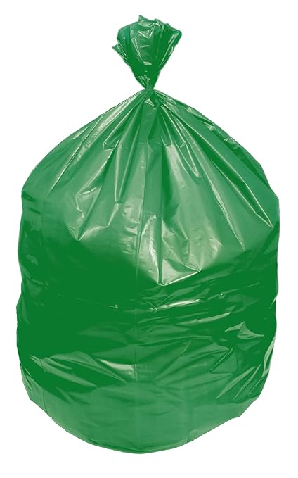 Eco-Blend Max 23 Gallon Can Liner by Heritage Bag Co. (250 Pack) 28x45 0.8mil Green Tint. Made with 30% PCR