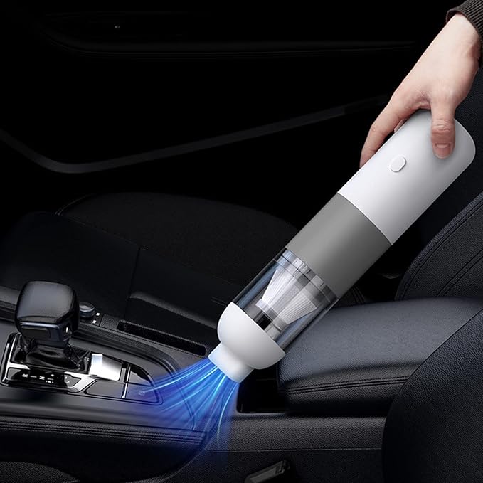 20000PA 120W Cordless Car USB Rechargable Portable Household Dual-Use Rechargeable Wet &amp Dry Handheld for Furniture Upholstery Machine Carpet Steamer Seats Couch Bed Auto