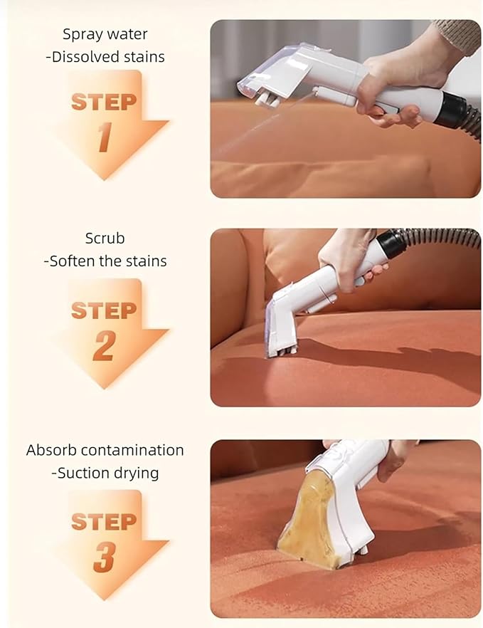Spot Curtain Cleaner Machine Fabric Sofa Cleaning MachineSmall Lightweight Handheld Carpet Cleaner 380W Portable Household Sofa Cleaner