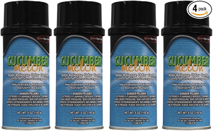 Quest 3190 CUCUMBER MELON Total Release Odor Control. (4 Pack)