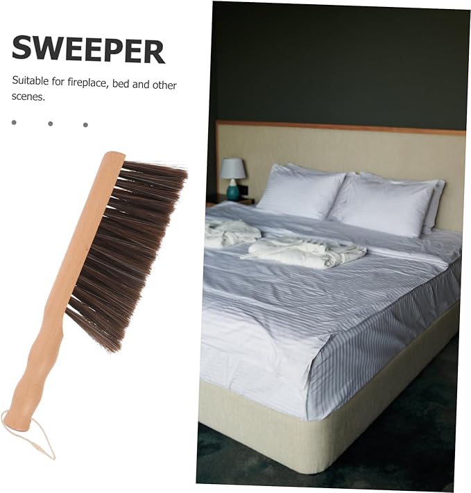 minkissy 3pcs Fireplace Cleaning Brush Soft Bristles Hand Broom Tool for Easy Mantel and Hearth Cleaning Versatile Fireplace Tool for Dust and Ash Removal