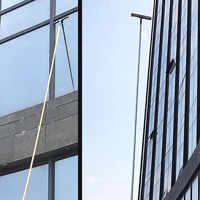 5-12m Window Cleaning Pole - Outdoor Window Cleaner Window Glass Solar Panel Cleaning System Washing Equipment Tool9M