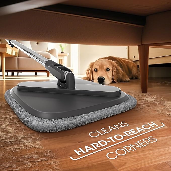 Mop and Bucket Spin Mop with Separate Dirty Water System Deep-Cleaning Mops for Floors Versatile Mops for Walls