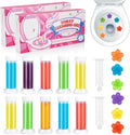 Toilet Gel 60 Count 5 Kinds Of Scent Toilet Cleaner Bowl Gel Stamp Kit Air Freshener
