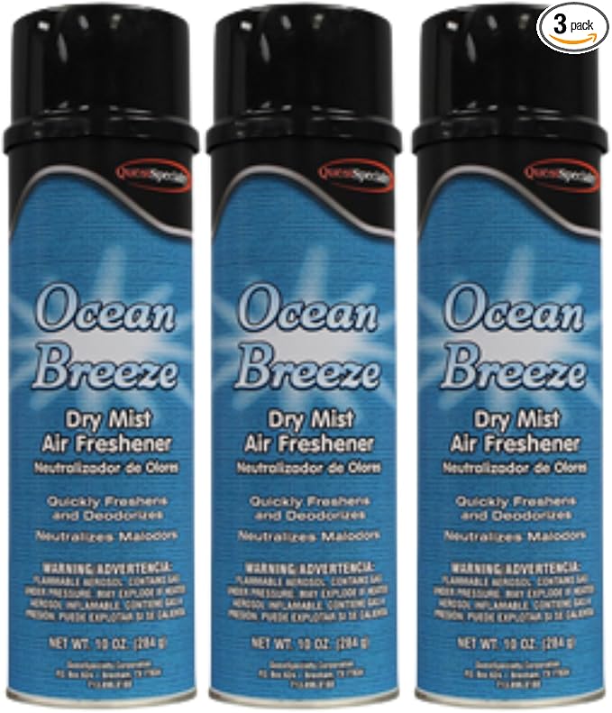 Quest 3350 OCEAN BREEZE Dry Air Freshener (3 Pack)