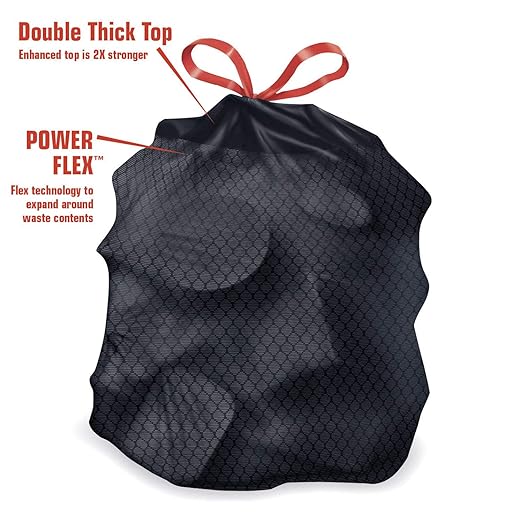 Member's Mark Power-Guard Drawstring Bags - 33 gal. - 90 Count