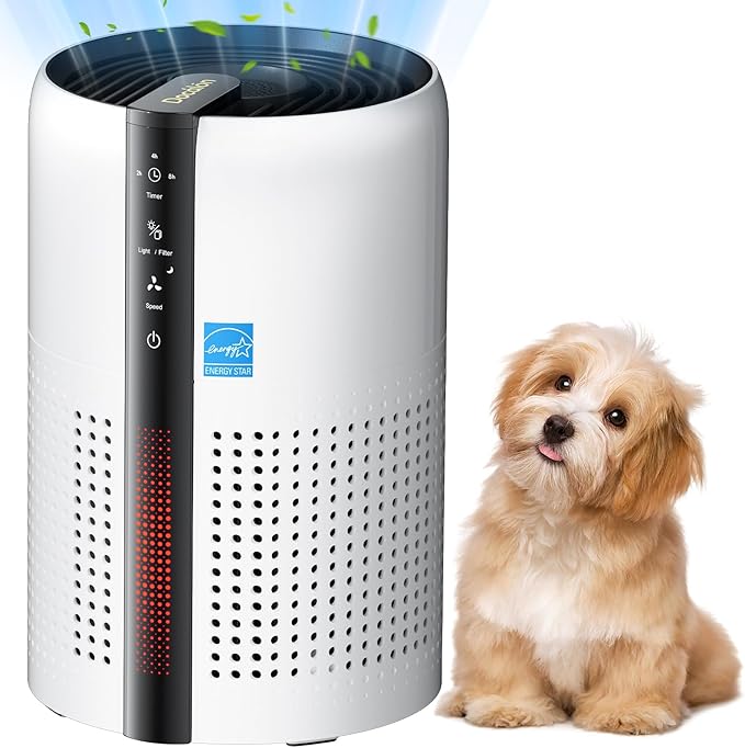 Cat Litter DeodorizerOdor Eliminator for Pet Strong Odors 99% Activated Carbon Adsorption Plug in Air fresheners for homeLitter BoxKitchen Bathroom Ion Air Purifier Quiet Portable