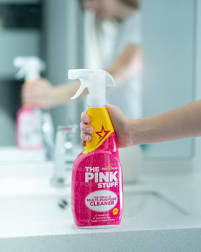 Stardrops - The Pink Stuff - The Miracle Cleaning Paste and Multi-Purpose Spray Bundle (2 Cleaning Paste 1 Multi-Purpose Spray)