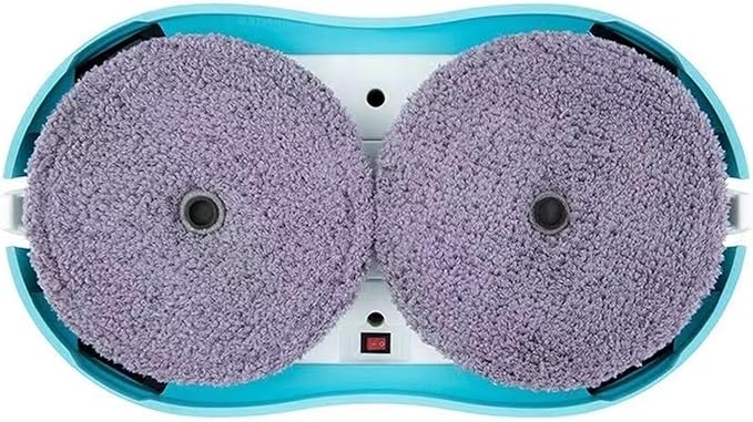 Washable Mother Yarn and Microfiber Mop Pads Compatible for EVERYBOT Edge RS700 RS500 Robot Replacement Accessory (Color : 12pcs)