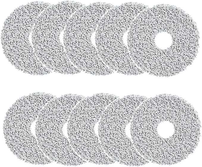 KAFTKO Vacuum Cleaner Cleaning Station Tray Mop Rag Replacement Accessories. Compatible for Dreame L20 Ultra(Mop 10PC)