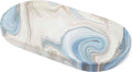 Avanti Linens - Vanity Tray Resin Countertop Accessories Guest Bathroom Essentials (Waves Collection Blue)