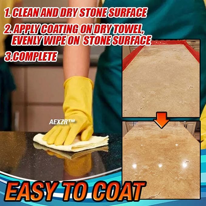 Stone Brighten Crystal-Plating AgentStone Crystal Plating Agentmarble stain removermarble polishEffectively brightens ceramic and stone coatingsEasy to use (2)