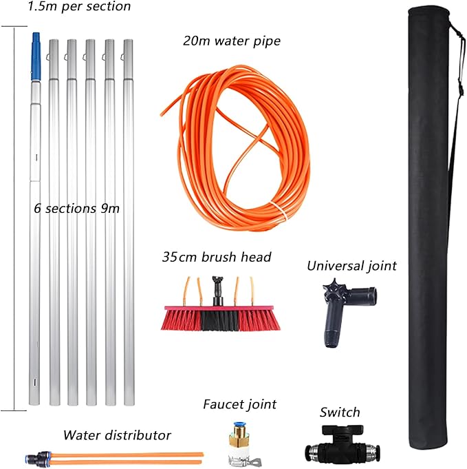Window Cleaner Window Glass Solar Panel Cleaning System for Window Glass/Solar Panel35cm900cm