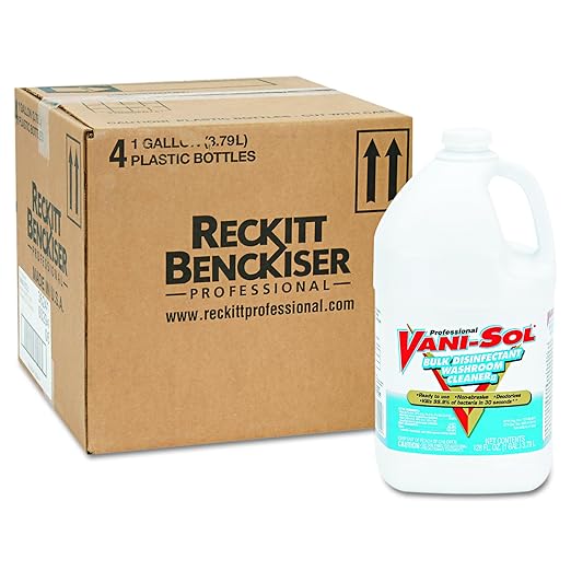 Professional VANI-SOL Bulk Disinfectant Washroom Cleaner 1 Gallon (Case of 4)