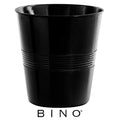 BINO Metal Waste Basket for Home Office Bathroom Dorm Kitchen and More | Trash Can Bin for Bedroom | Desk Trash Can | Home Essentials