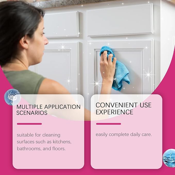 Multi-Purpose Cleaner Powerful Stain Remover For Home Office &amp Car - Dissolves Grease &amp Sticky Grime Easily(2PCS)