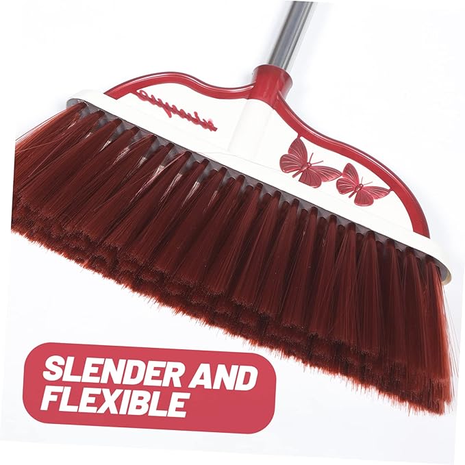 DECHOUS Stainless Steel Broom Dustpan Hand Broom Brush Cleaning Long Handle Home Office Cleaning Accessories