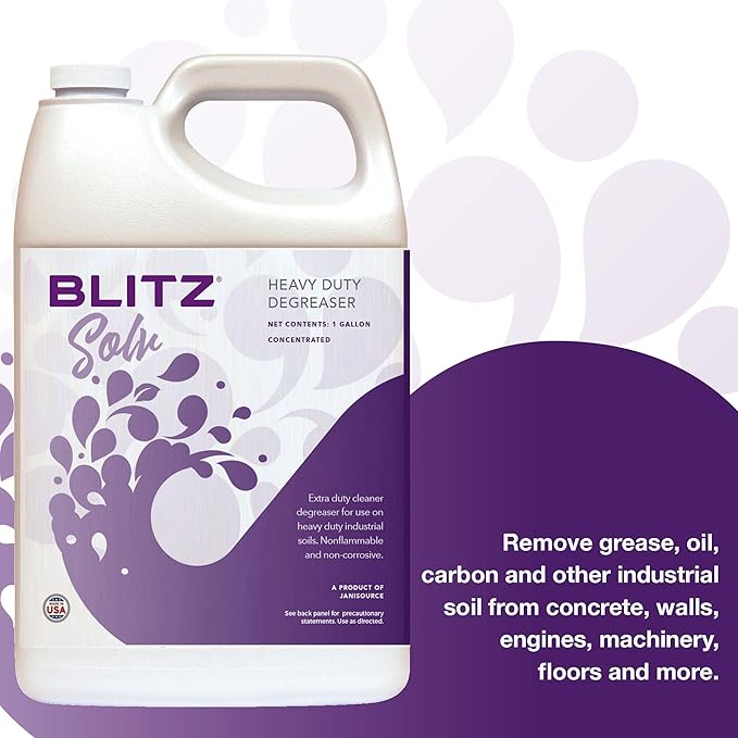 BlitzSolv Heavy Duty All Purpose Cleaner Degreaser Concentrate - 1 Gallon