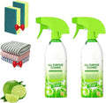 Cleanways All Purpose Cleaner 500ml Plant-Based Multipurpose Cleaner Spray for Kitchen Bathroom &amp Appliances No Rinsing Required (2pcs)