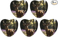 5PCS Car Air Freshener Hanging Personalized Double Sided Stag Flowers Car Fresheners Long Lasting New Cars Scents Cute Automotive Freshies for Closets Drawers (tea)