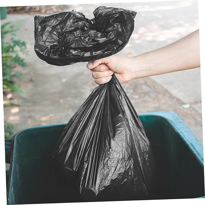 200Pcs Thickened Biodegradable PE Trash Bags for Bathroom Toilets Disposable Portable Garbage Liners with Rubbish Pouches for Home and Travel
