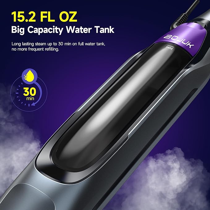 Scrubbing Steam Mop Steam Mops for Floor Cleaning with Rotating Pads 4 Cleaning Modes &amp LED Headlights Swivel SteeringSafe for all Sealed Hard Floors F2