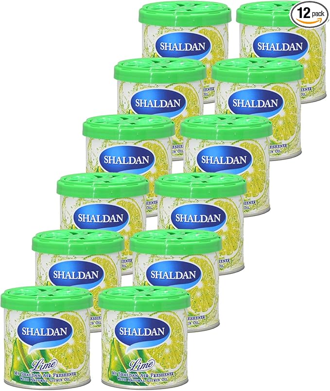 My Shaldan Air Freshener Lime Scent (D41LI) - QTY. 12 Cans/Per BOX