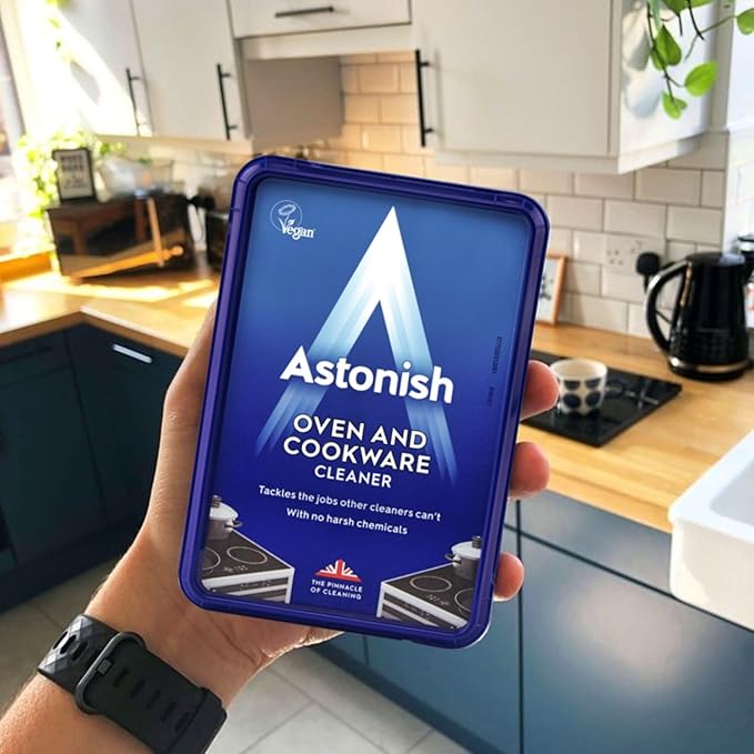 Astonish Heavy Duty Cleaning Pastes Bundle – Oven &amp Cookware Cleaner Specialist Oven &amp Grill Cleaner with Sponge and Original Multi-Surface Cleaning Paste – Powerful Degreaser for Kitchens &