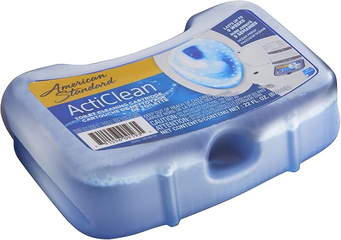 American Standard 1466.006L Acticlean Toilet Cleaning Cartridge (Pack of 6)