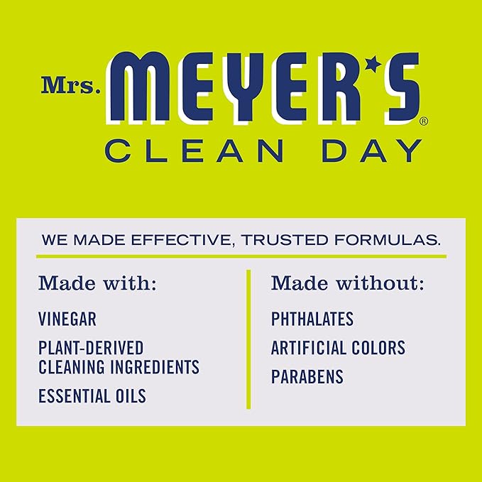 MRS. MEYER'S Clean Day Vinegar Gel Cleaner Lemon Verbena (12 Fl Oz Pack of 1)