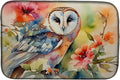 Caroline's Treasures DAC3181DDM Barn Owl Dish Drying Mat Absorbent Dish Drying Mat Pad for Kitchen Counter Dish Drainer Mat for Countertop 14 x 21 Multicolor