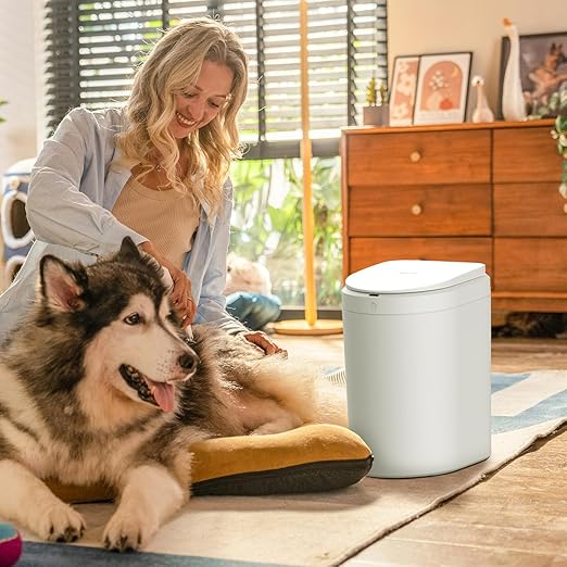 TOWNEW S2000 Auto-Sealing Trash Can 5.5 Gallon Automatic with Hands-Free Sensor and Self-Replacing Bags for Kitchen Office