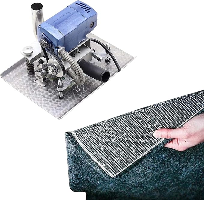 Professional Carpet Flattening &amp Shearing Machine 500w Portable Flatbed Rug Trimmer with 15000 Rpm for Fast Pile Removal Adjustable Height for Tufted Textile Carpet Making