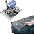 Professional Carpet Flattening &amp Shearing Machine 500w Portable Flatbed Rug Trimmer with 15000 Rpm for Fast Pile Removal Adjustable Height for Tufted Textile Carpet Making