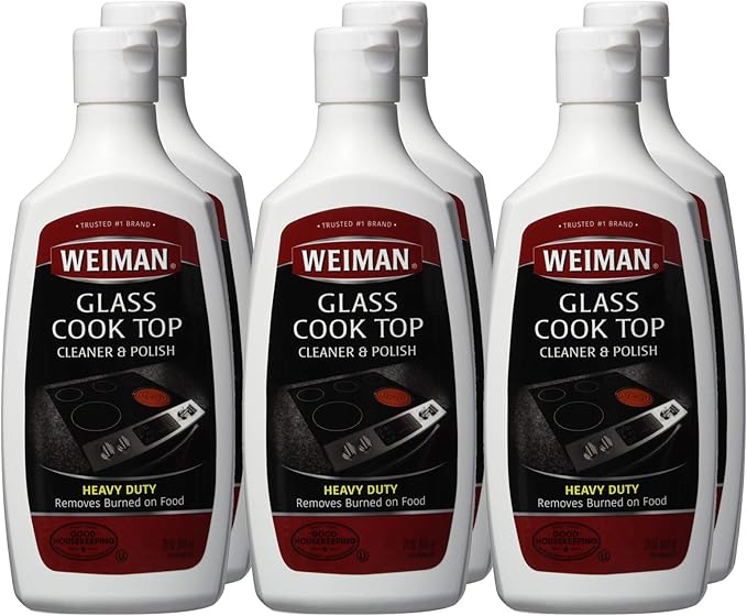Weiman Cook Top Cleaner &amp Polish-Heavy Duty 20 fl oz - 6 pack