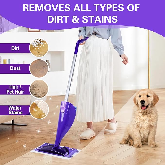Mop Pads Refills Compatible with WetJet Mop Disposable Mop Pads for Hardwood Floors Tile Laminate &amp Multi-Surface Cleaning 100 Pack