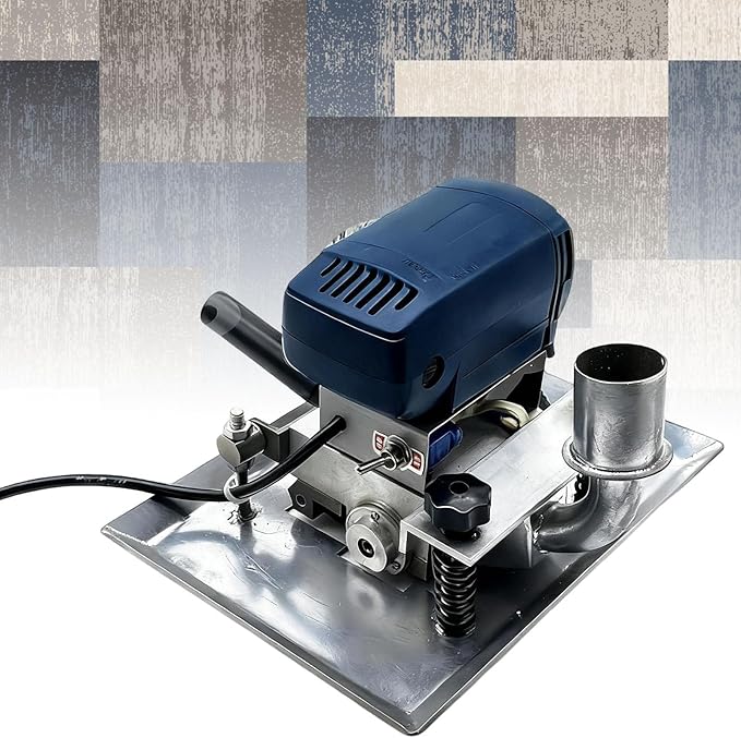 500w Electric Carpet Rug Shearing MachinePortable Flat Rug MachineHandmade Rug Shearing with 3in Rotating BladeAdjustable Depthfor Household Use and Rug Crafting