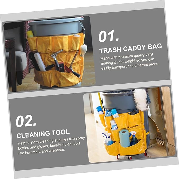 Heavy Duty Garbage Bags Round Storage for Trash Can Trash Bin Bag Large Trash Bags Trash Brute Storage Bag Cleaning Supplies for Housekeeping Outdoor