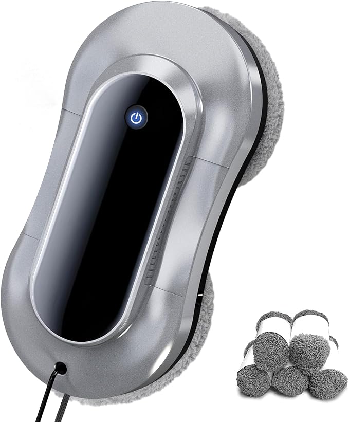 Automatic Window Cleaning Robot Auto Dual Water Spray &amp AI Path PlanningEdge Detection &amp Remote Control Smart Window Cleaner Robot for Highrise Glass Inside &amp Outside